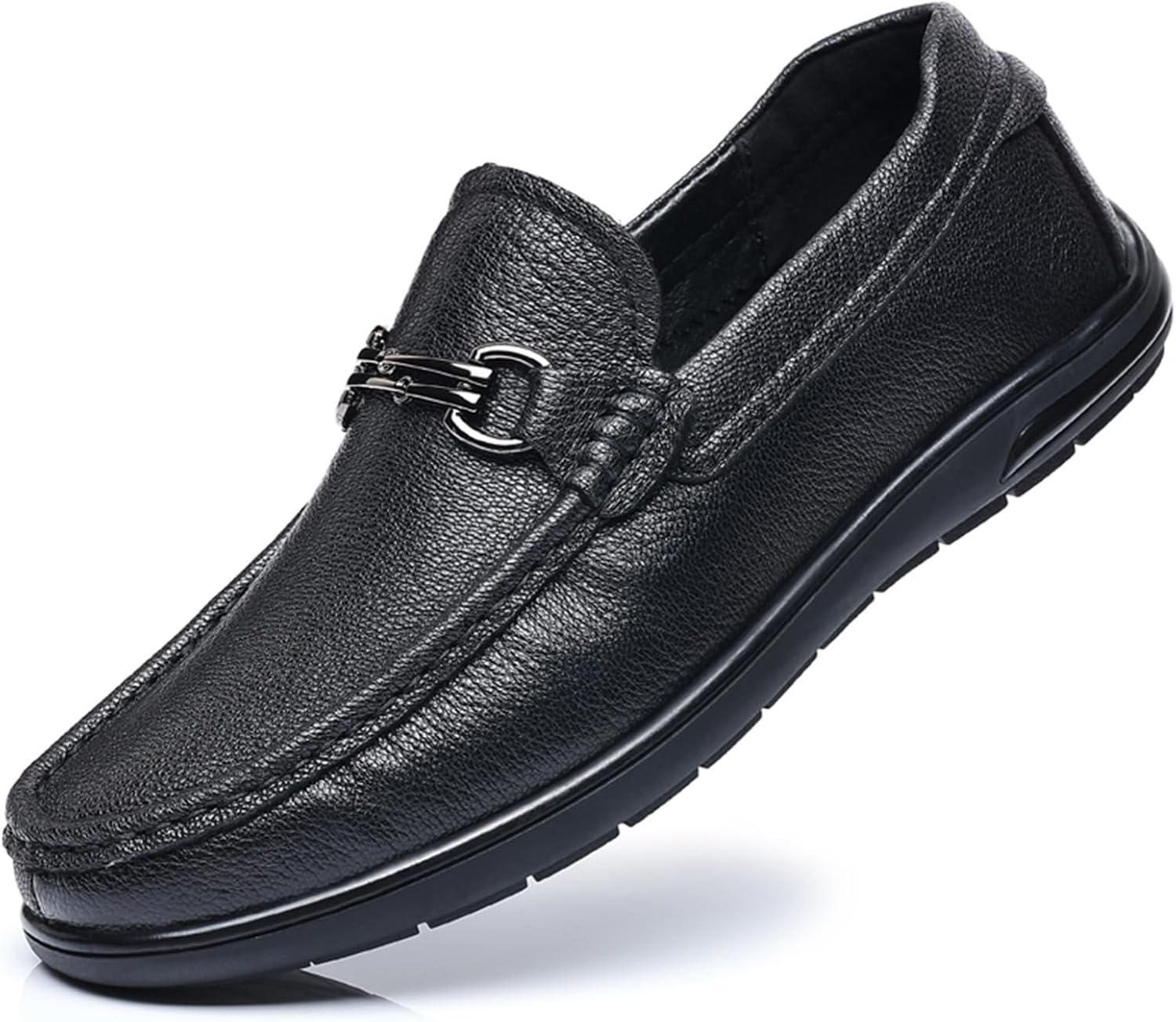 Мужские премиальные лоферы из натуральной кожи без шнурков, деловая повседневная обувь для мужчин Abborora, черный
Мужские премиальные лоферы из натуральной кожи без шнурков, деловая повседневная обувь для мужчин Abborora, черный