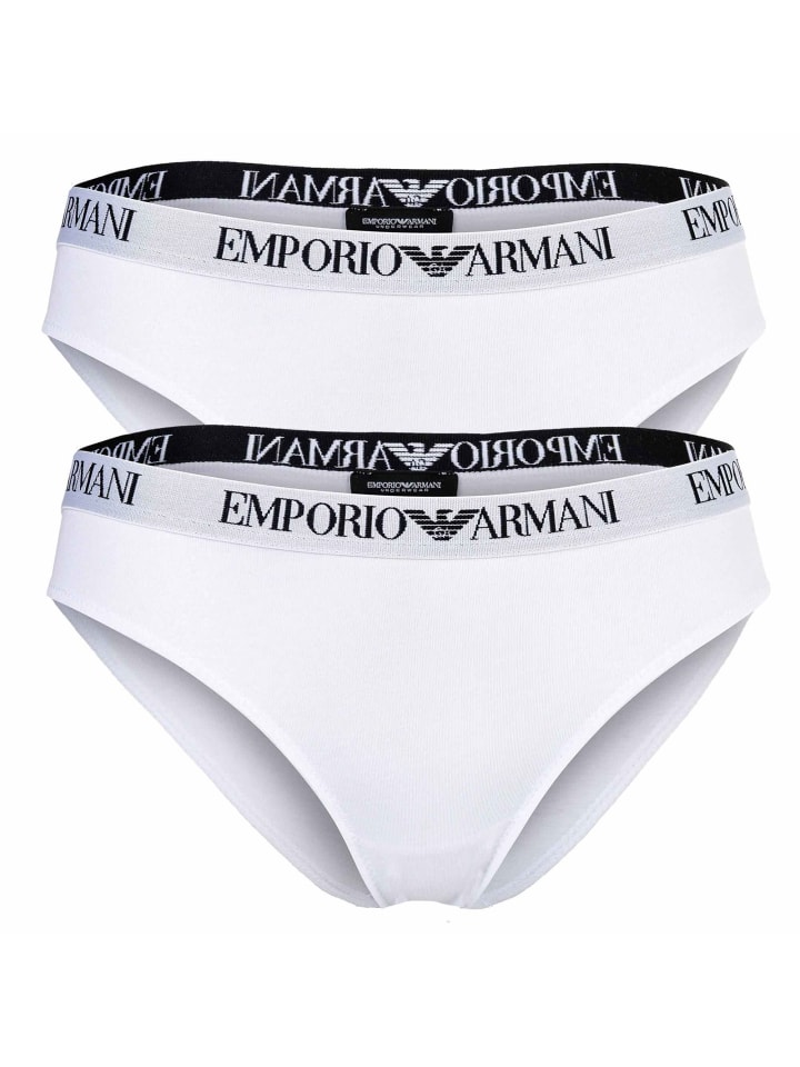 Emporio Armani Трусы, 2 штуки в упаковке, белого цвета
Emporio Armani Трусы, 2 штуки в упаковке, белого цвета