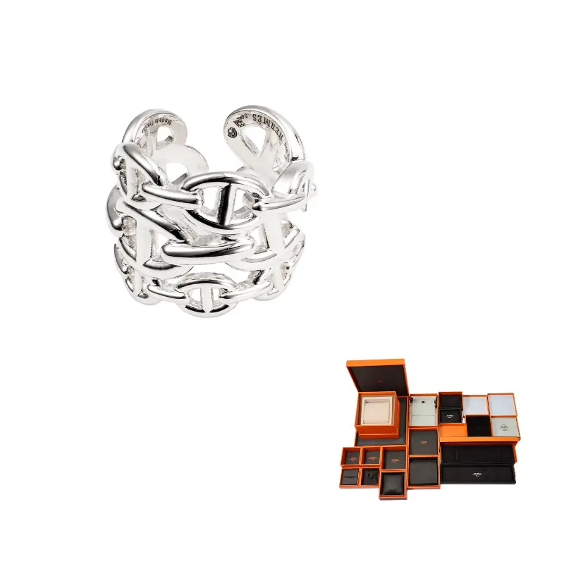 Hermes Кольцо из стерлингового серебра 925 пробы для женщин
Hermes Кольцо из стерлингового серебра 925 пробы для женщин