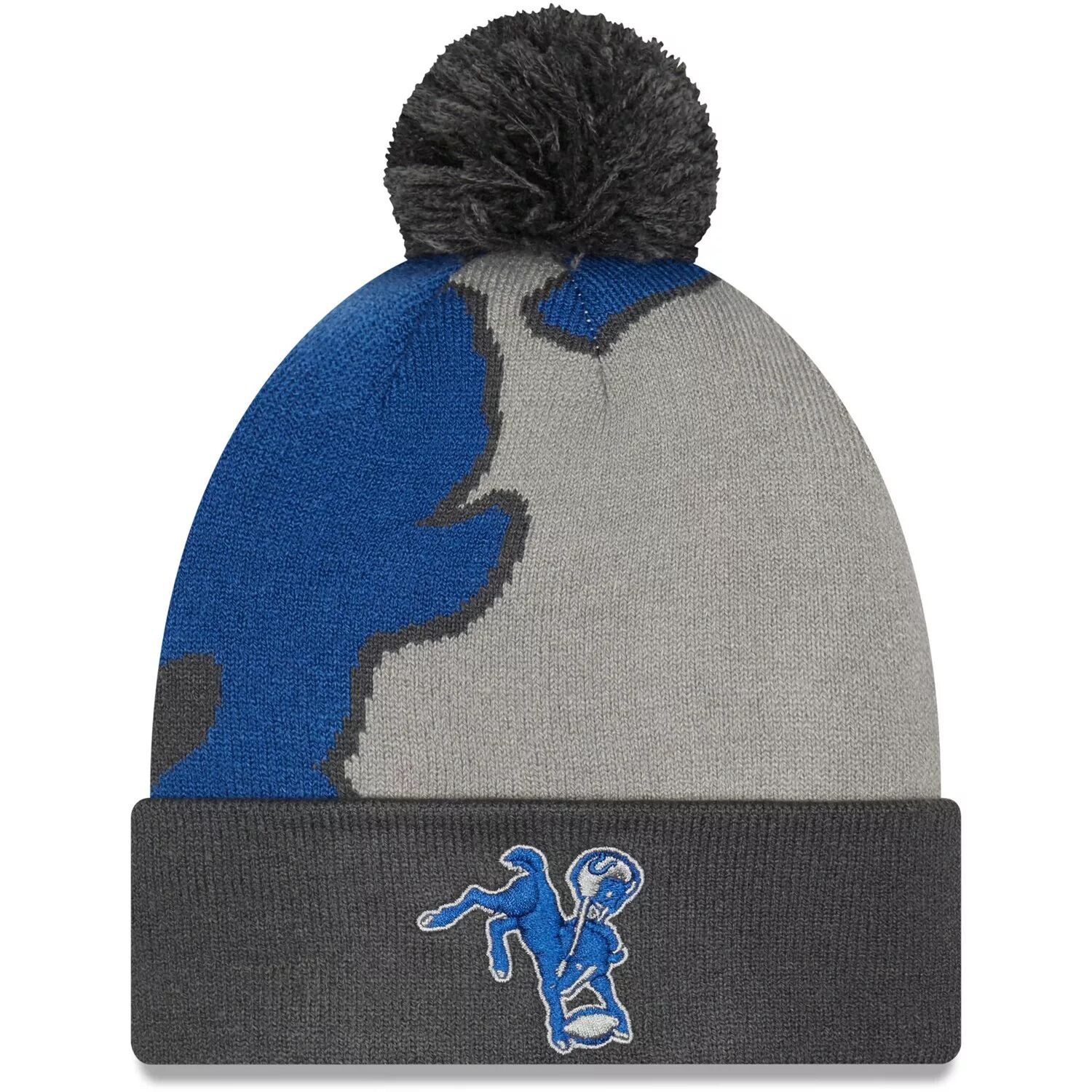 Мужская вязаная шапка New Era Graphite Indianapolis Colts Logo Whiz Redux с манжетами
Мужская вязаная шапка New Era Graphite Indianapolis Colts Logo Whiz Redux с манжетами