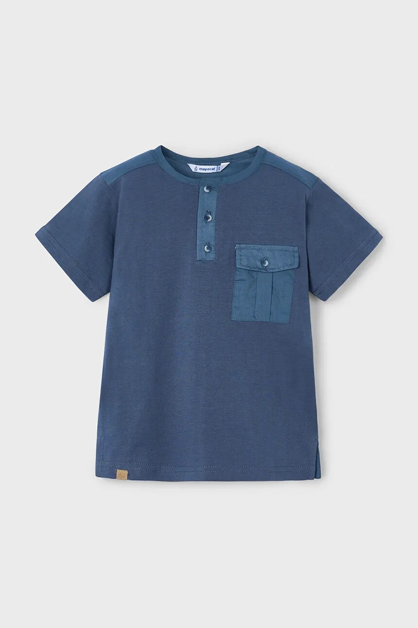 Футболка из хлопка для детей Mayoral, темно-синий
Футболка из хлопка для детей Mayoral, темно-синий