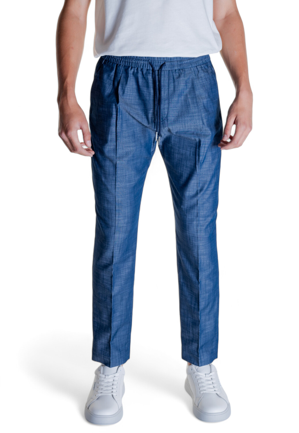 Брюки мужские Antony Morato укороченные хлопковые, синий 
Брюки мужские Antony Morato укороченные хлопковые, синий