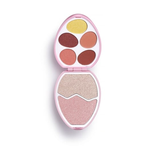 Пасхальное яйцо, палетка теней для век и хайлайтера Flamingo, 20,9 г I Heart Revolution, Makeup Revolution
Пасхальное яйцо, палетка теней для век и хайлайтера Flamingo, 20,9 г I Heart Revolution, Makeup Revolution
