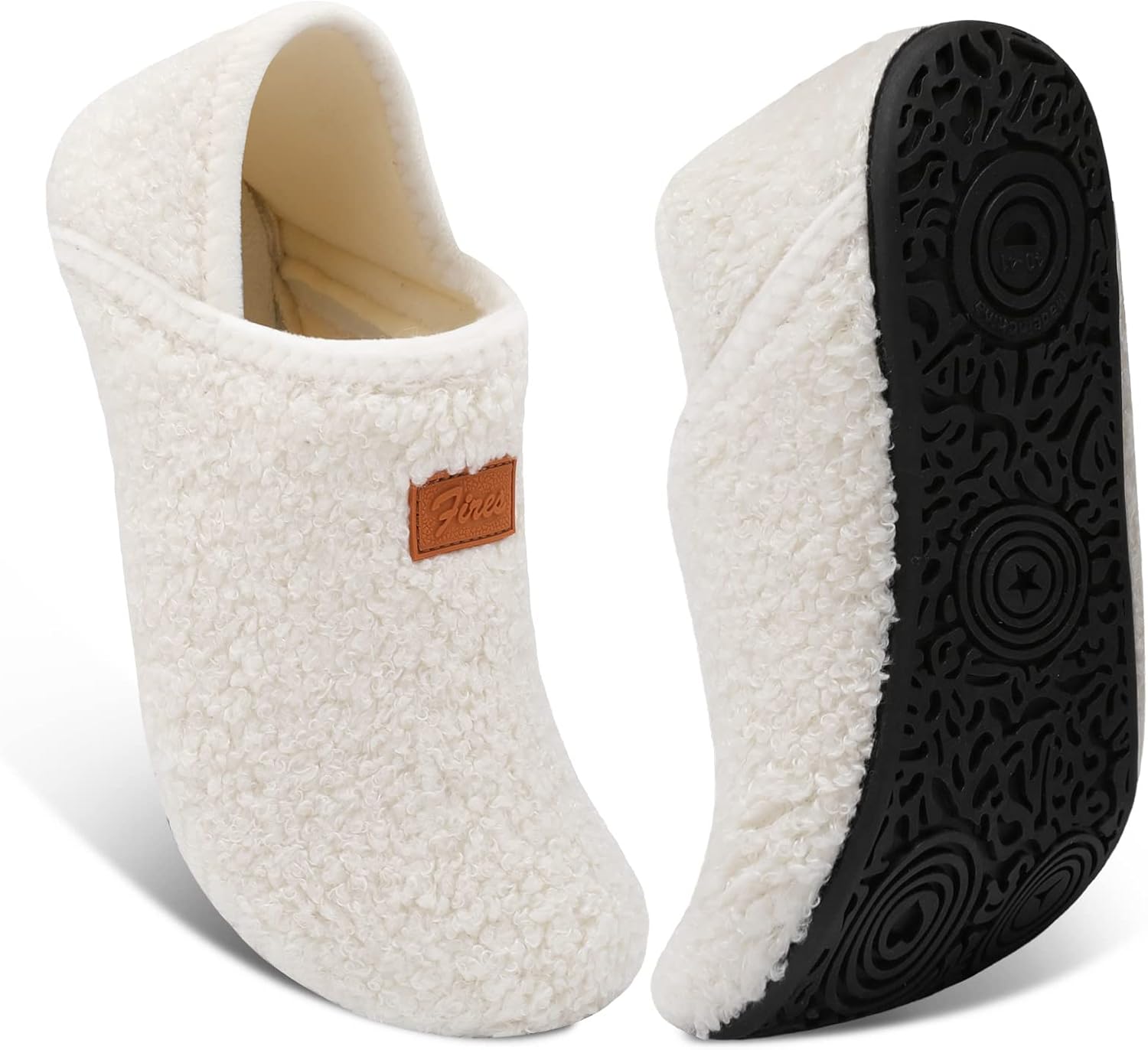 Женские и мужские тапочки Fires с резиновой подошвой, мягкие и легкие, домашние носочные тапочки для носки дома, нескользящие для использования внутри и снаружи, белый
Женские и мужские тапочки Fires с резиновой подошвой, мягкие и легкие, домашние носочные тапочки для носки дома, нескользящие для использования внутри и снаружи, белый