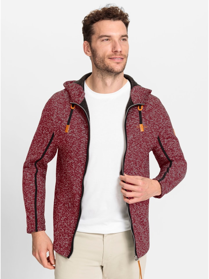 Вязаная флисовая куртка темно-красного цвета в крапинку WITT WEIDEN
Вязаная флисовая куртка темно-красного цвета в крапинку WITT WEIDEN