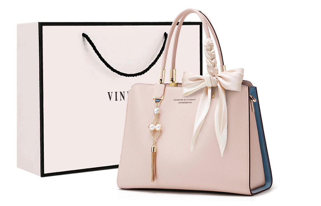 Сумка через плечо из коровьей кожи, большая женская сумка, бежево-абрикосовый цвет VINEY
Сумка через плечо из коровьей кожи, большая женская сумка, бежево-абрикосовый цвет VINEY