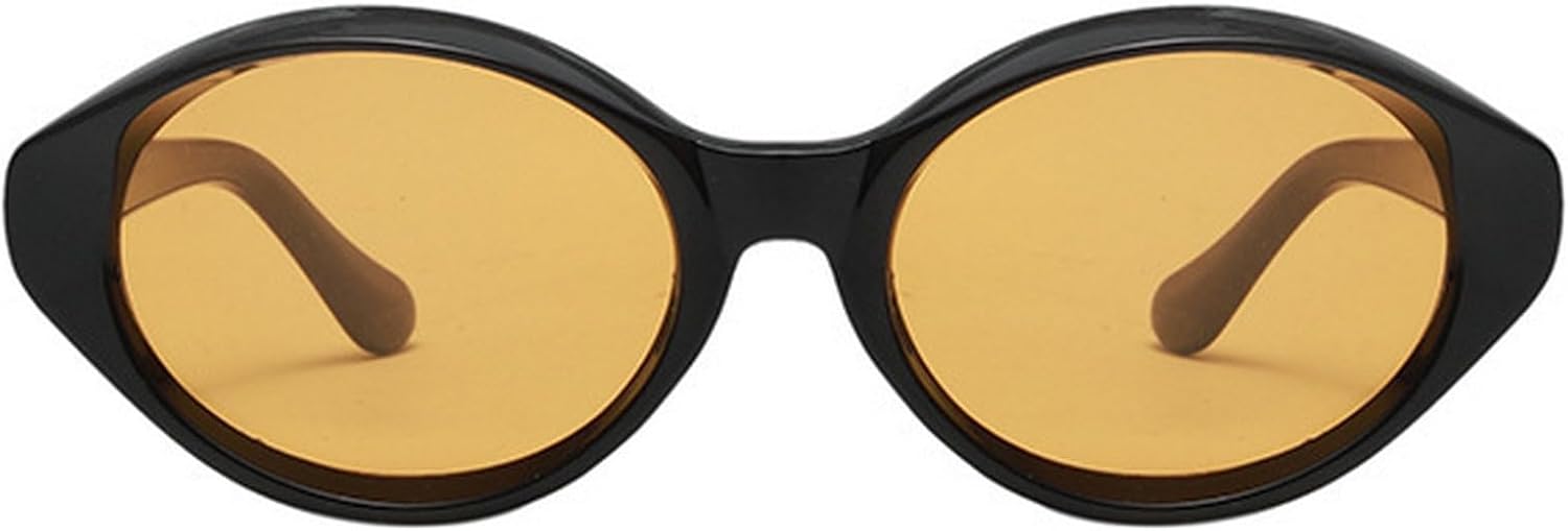 Модные солнцезащитные очки для женщин с толстой оправой, маленькие овальные, винтажные круглые, модные солнцезащитные очки с защитой от УФ-излучения UV400 mincl, Black Yellow
Модные солнцезащитные очки для женщин с толстой оправой, маленькие овальные, винтажные круглые, модные солнцезащитные очки с защитой от УФ-излучения UV400 mincl, Black Yellow