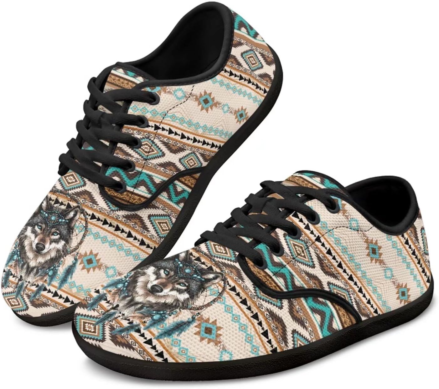 Мужские и женские босоножки Jeiento с ацтекским узором с широким носком, кроссовки для бега с нулевым перепадом подошвы, Aztec Wolf Dreamcatcher
Мужские и женские босоножки Jeiento с ацтекским узором с широким носком, кроссовки для бега с нулевым перепадом подошвы, Aztec Wolf Dreamcatcher