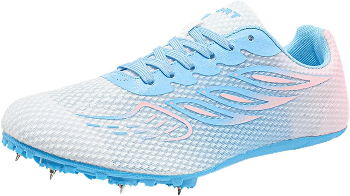 Кроссовки для спринта DONFAAUK унисекс, сетчатые беговые кроссовки для мужчин, женщин и детей, модные кроссовки с шипами для трассы, розовый
Кроссовки для спринта DONFAAUK унисекс, сетчатые беговые кроссовки для мужчин, женщин и детей, модные кроссовки с шипами для трассы, розовый