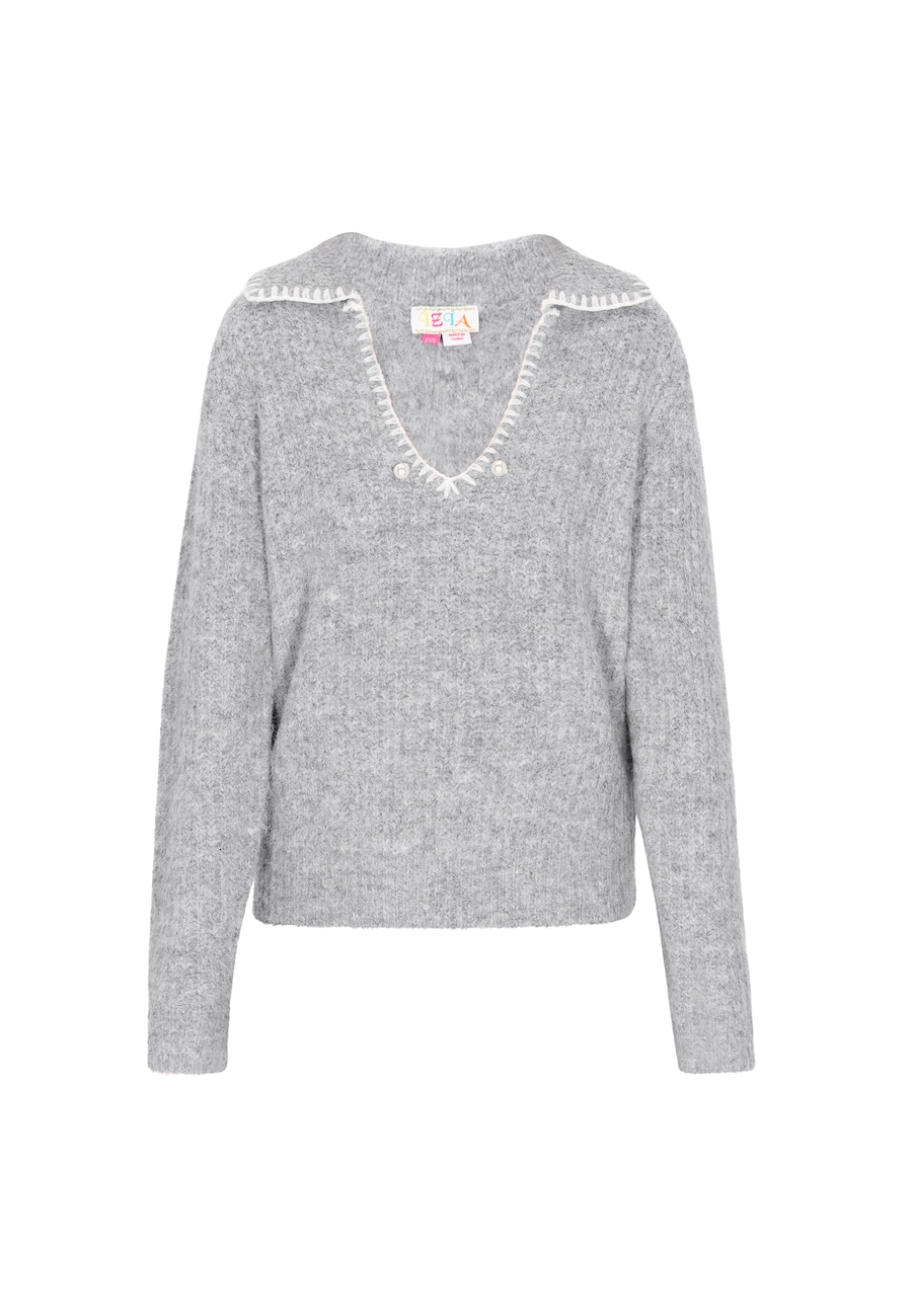 Большой свитер IZIA, светло-серый
Большой свитер IZIA, светло-серый