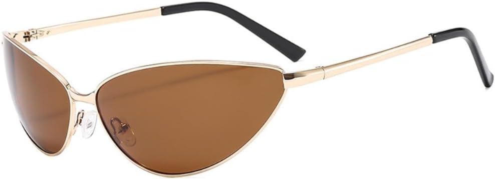 Модные солнцезащитные очки «кошачий глаз» в форме треугольника, солнцезащитные очки в стиле Y2K, солнцезащитные очки «кошачий глаз», защита от УФ-излучения UV400 ICARA, Gold/Tea
Модные солнцезащитные очки «кошачий глаз» в форме треугольника, солнцезащитные очки в стиле Y2K, солнцезащитные очки «кошачий глаз», защита от УФ-излучения UV400 ICARA, Gold/Tea