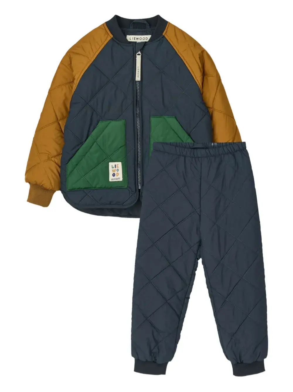 Стеганые брюки-бомбер в стиле колор-блок (комплект из двух шт.) Liewood, синий
Стеганые брюки-бомбер в стиле колор-блок (комплект из двух шт.) Liewood, синий