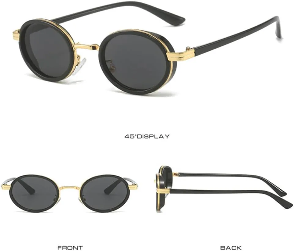 Овальные панк-солнцезащитные очки для женщин, винтажные градиентные очки, защита от УФ-излучения UV400, солнцезащитные очки для мужчин HDUBFY, Leopard Tea Gradient
Овальные панк-солнцезащитные очки для женщин, винтажные градиентные очки, защита от УФ-излучения UV400, солнцезащитные очки для мужчин HDUBFY, Leopard Tea Gradient