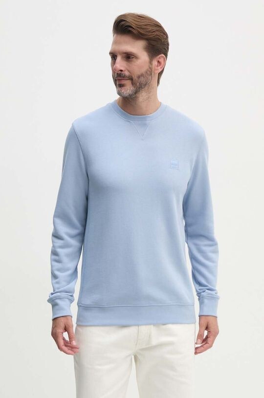 Хлопковая толстовка Boss Orange, синий
Хлопковая толстовка Boss Orange, синий