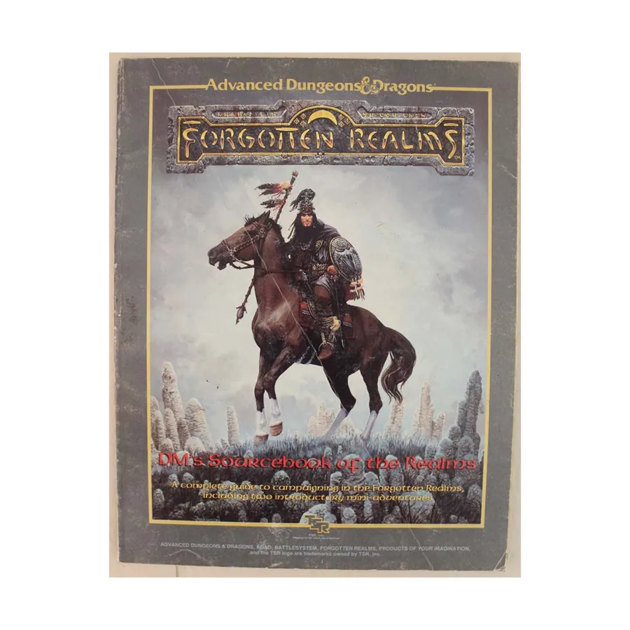 Forgotten Realms Campaign Setting (1st Edition) - DM's Sourcebook of the Realms, Forgotten Realms - Box Sets & Miscellaneous, мягкая обложка
Forgotten Realms Campaign Setting (1st Edition) - DM's Sourcebook of the Realms, Forgotten Realms - Box Sets & Miscellaneous, мягкая обложка