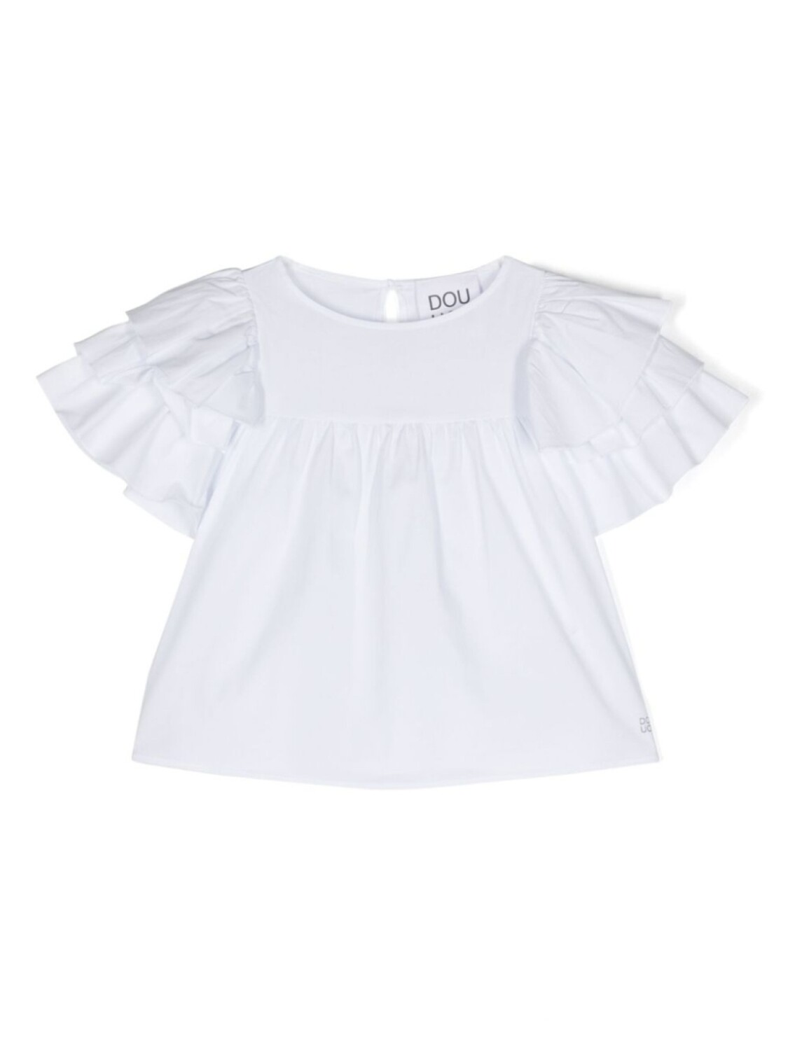 Блузка с оборками на рукавах Douuod Kids, белый
Блузка с оборками на рукавах Douuod Kids, белый