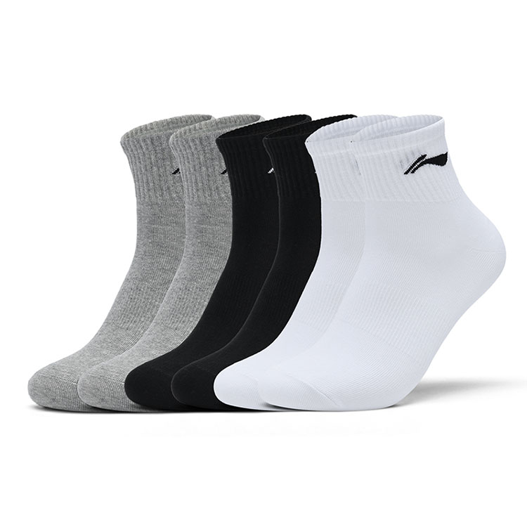 LINING Носки миди унисекс 3 пары black white gray
LINING Носки миди унисекс 3 пары black white gray