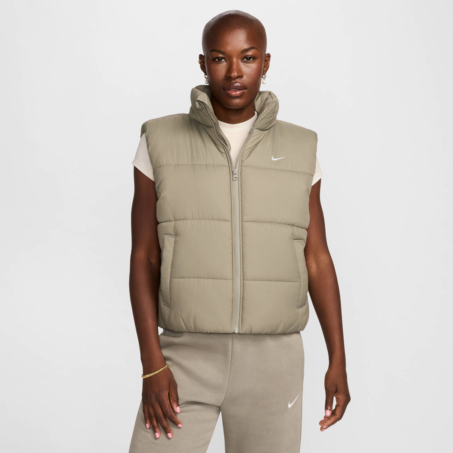 Стеганый жилет классический пуховик Nike Sportswear, зеленый
Стеганый жилет классический пуховик Nike Sportswear, зеленый