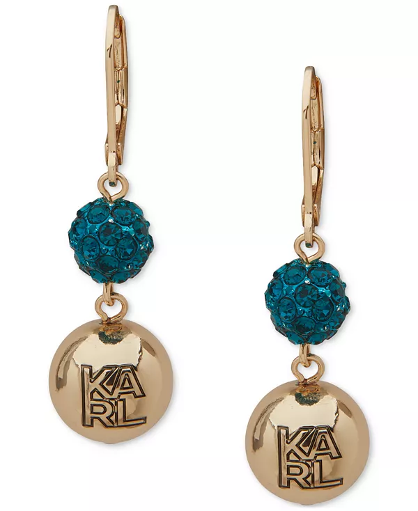 Двойные серьги с кристаллами Karl Lagerfeld Paris, blue
Двойные серьги с кристаллами Karl Lagerfeld Paris, blue