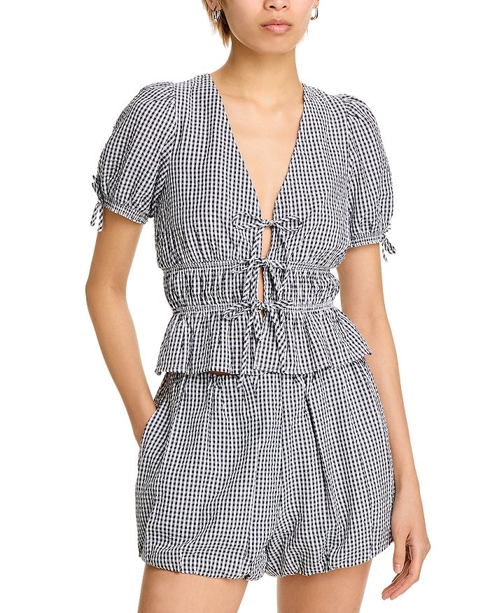 Нина Топ с завязкой спереди WAYF, мультиколор
Нина Топ с завязкой спереди WAYF, мультиколор