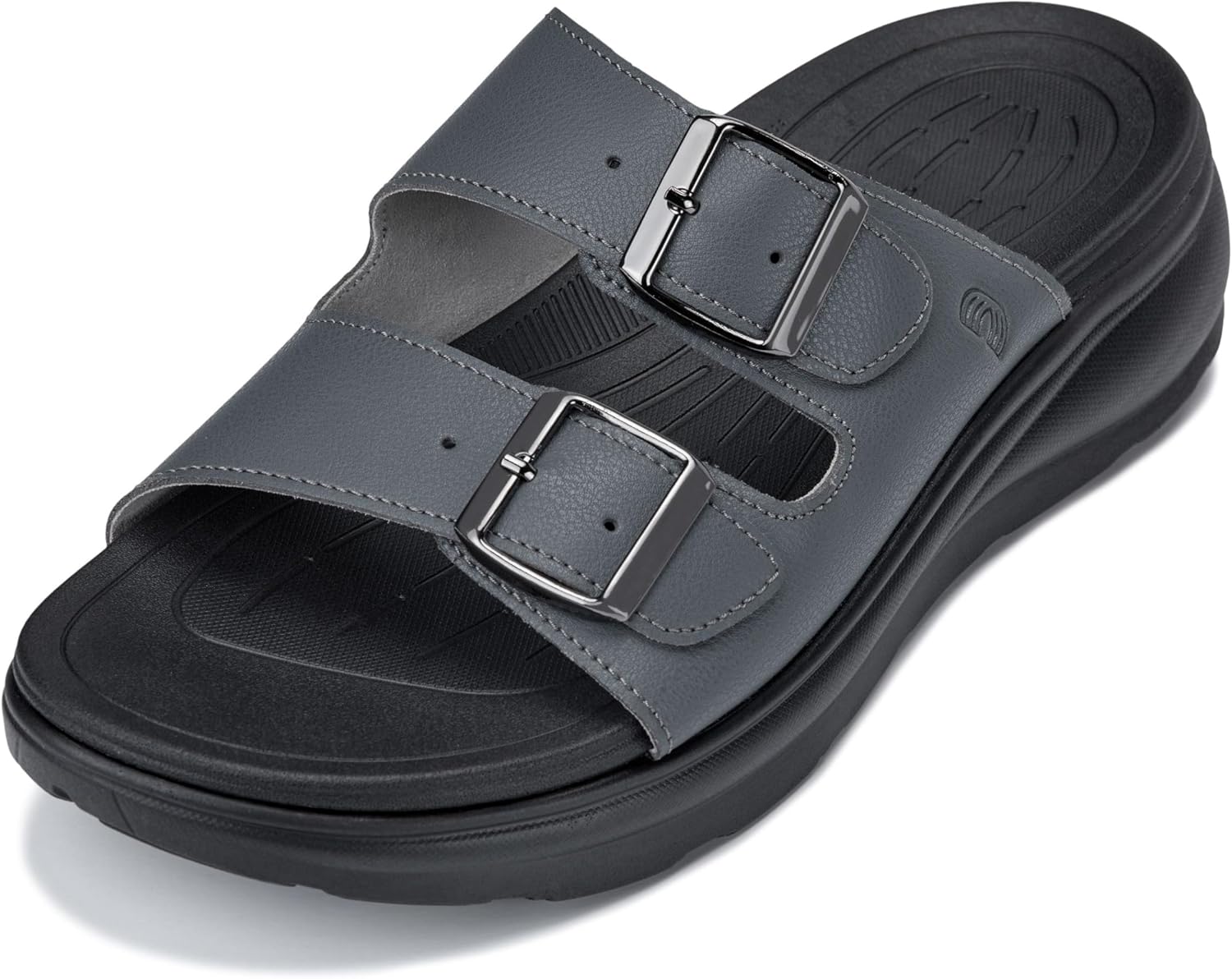 Мужские невидимые обувные платформы CALTO - белые/матовые белые ультралегкие сандалии на платформе с легким надеванием - увеличение роста на 5 см - X1653 - размер 8 D(M) US
Мужские невидимые обувные платформы CALTO - белые/матовые белые ультралегкие сандалии на платформе с легким надеванием - увеличение роста на 5 см - X1653 - размер 8 D(M) US