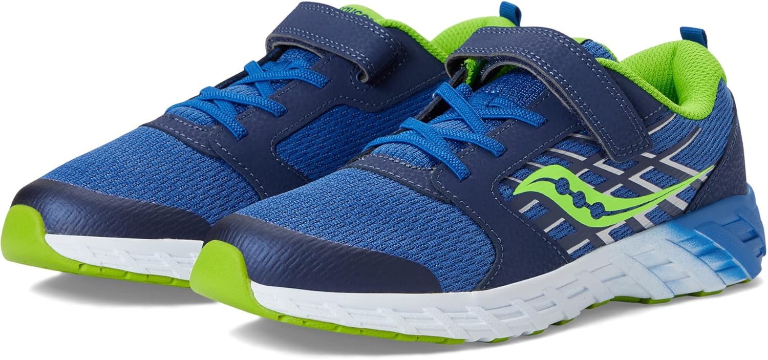 Кроссовки Saucony Unisex-Child Wind Alternative Closure 2.0, синий/зеленый
Кроссовки Saucony Unisex-Child Wind Alternative Closure 2.0, синий/зеленый