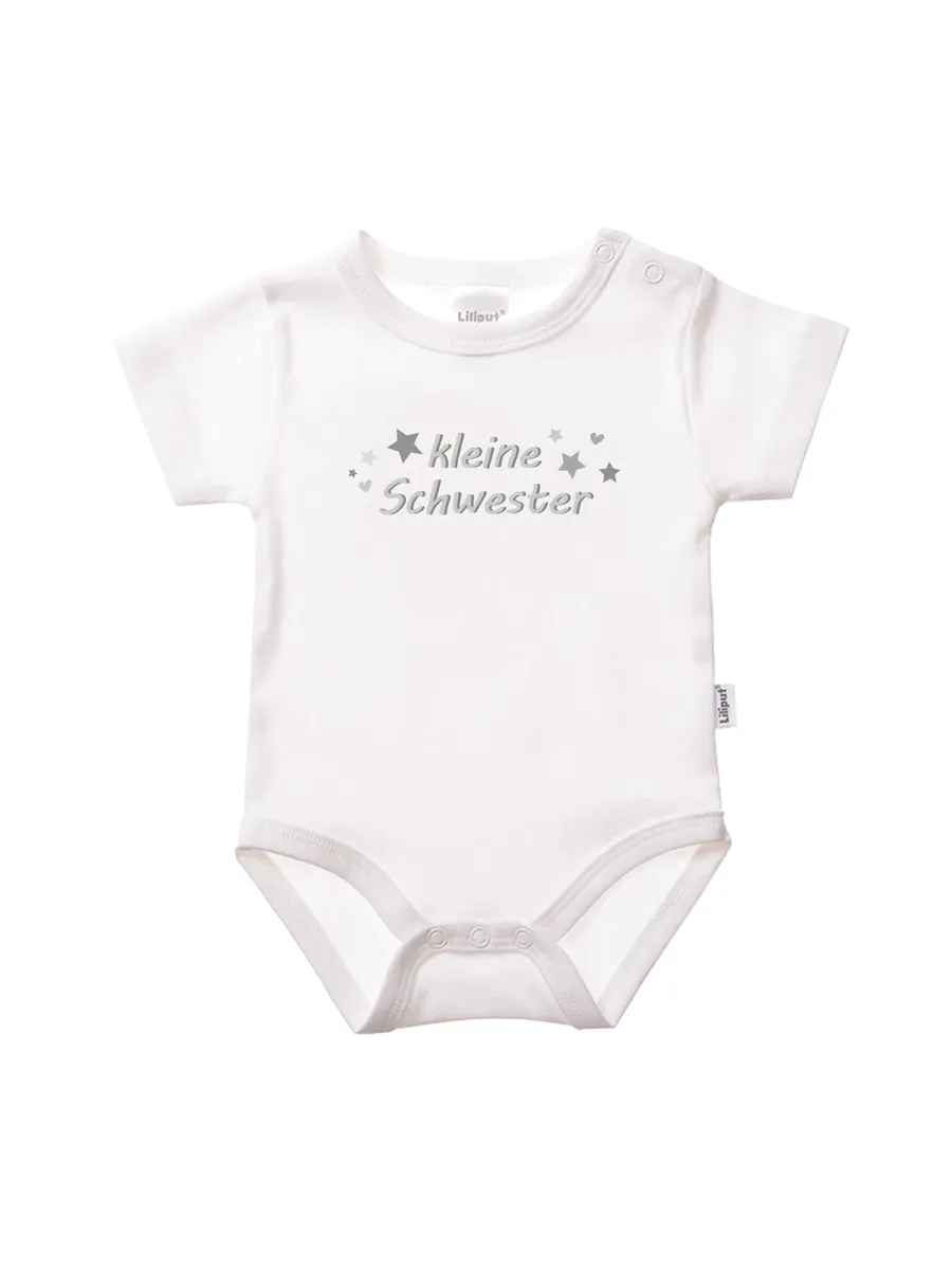 Боди Liliputa "Маленькая сестра" с милым принтом, белый
Боди Liliputa "Маленькая сестра" с милым принтом, белый