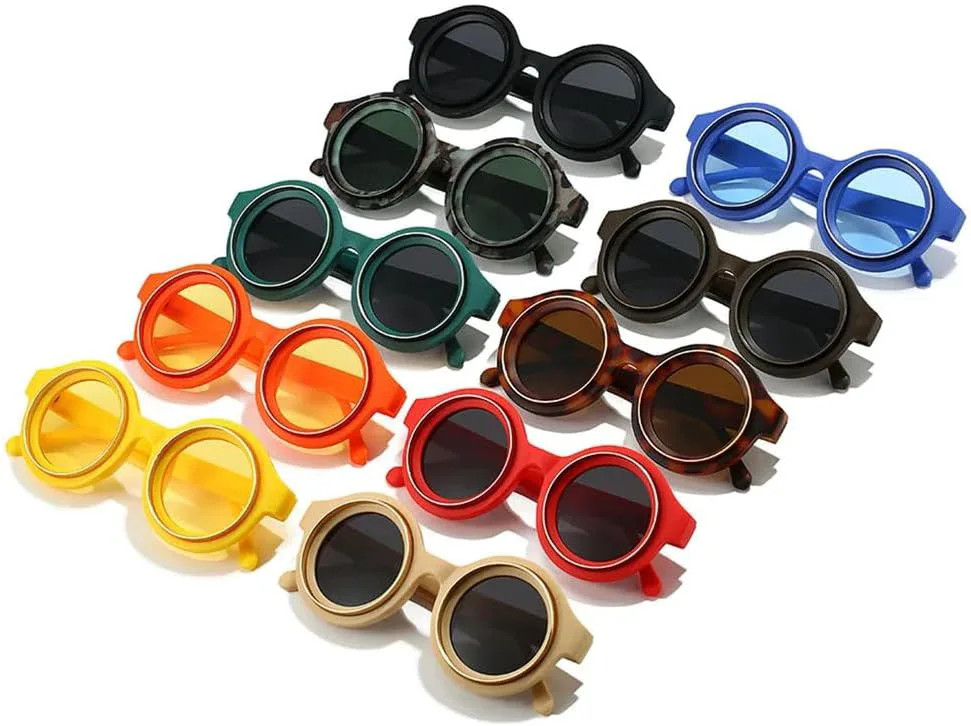 Круглые солнцезащитные очки в стиле панк для мужчин и женщин с защитой от ультрафиолета UV400 для езды на открытом воздухе и занятий спортом UYPTK, Blue Blue
Круглые солнцезащитные очки в стиле панк для мужчин и женщин с защитой от ультрафиолета UV400 для езды на открытом воздухе и занятий спортом UYPTK, Blue Blue