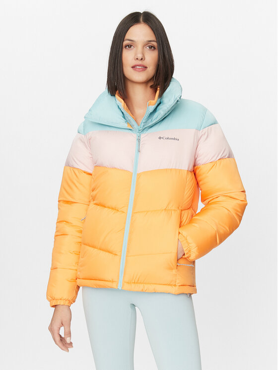Зимняя куртка стандартного кроя Puffect™ Color Blocked Jacket Columbia, оранжевый 
Зимняя куртка стандартного кроя Puffect™ Color Blocked Jacket Columbia, оранжевый