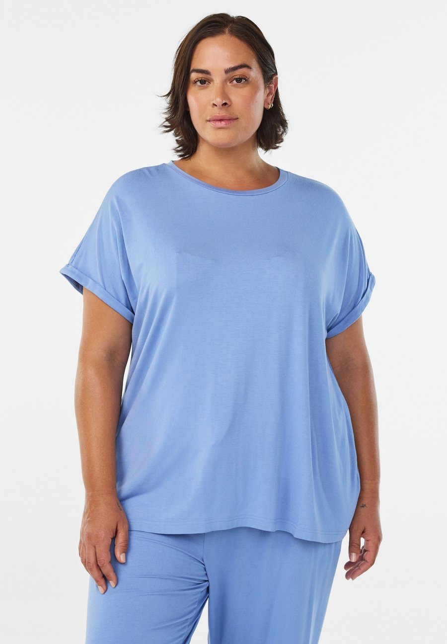 Пижамный топ Zizzi LOCKERES, English M W White/Light Blue
Пижамный топ Zizzi LOCKERES, English M W White/Light Blue