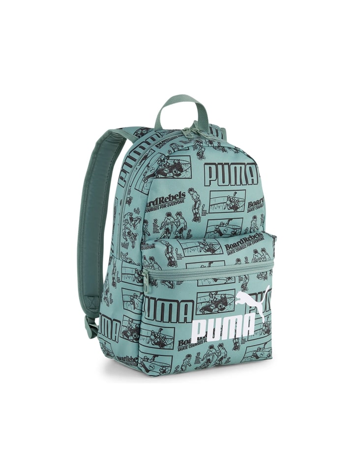 Puma Детский рюкзак Phase AOP Small Backpack объемом 11 литров, цвет Green Moon, середина 90-х
Puma Детский рюкзак Phase AOP Small Backpack объемом 11 литров, цвет Green Moon, середина 90-х