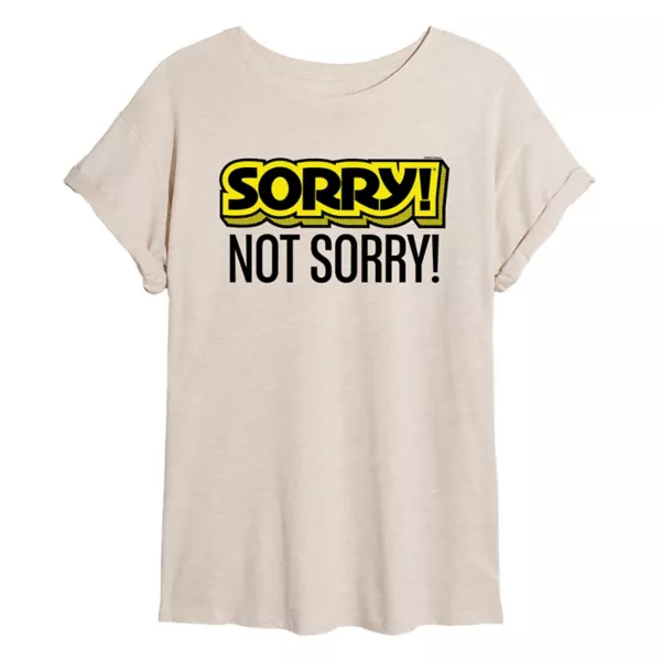 Детская худи "Sorry! Not Sorry" оверсайз Hasbro, бежевый
Детская худи "Sorry! Not Sorry" оверсайз Hasbro, бежевый