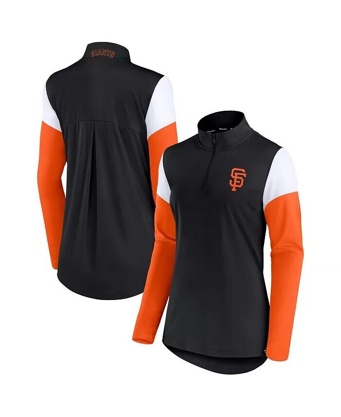 Женская черно-оранжевая флисовая куртка San Francisco Giants с молнией на четверть Fanatics
Женская черно-оранжевая флисовая куртка San Francisco Giants с молнией на четверть Fanatics