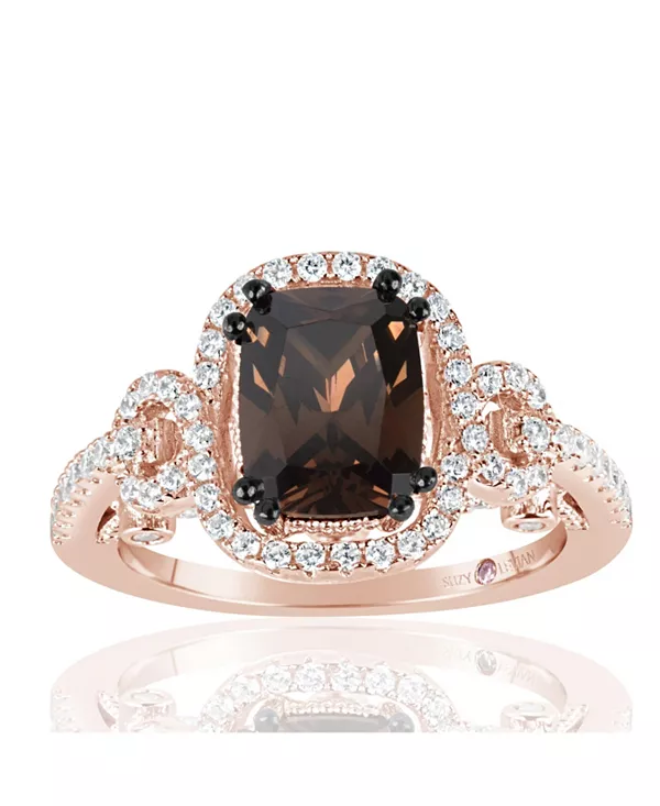 Кольцо Suzy Levian из стерлингового серебра с кубическим цирконием Suzy Levian New York, brown
Кольцо Suzy Levian из стерлингового серебра с кубическим цирконием Suzy Levian New York, brown