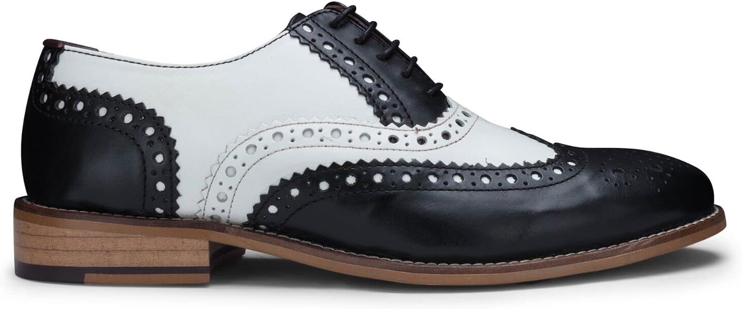 Мужские черные оксфорды Gatsby из натуральной кожи, классические формальные туфли с шнуровкой в винтажном стиле Infinity Leather
Мужские черные оксфорды Gatsby из натуральной кожи, классические формальные туфли с шнуровкой в винтажном стиле Infinity Leather