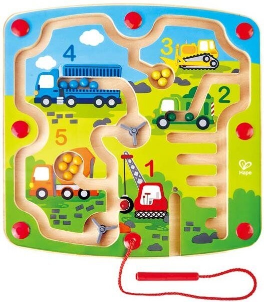 Магнитный деревянный лабиринт Научитесь считать на стройке Hape
Магнитный деревянный лабиринт Научитесь считать на стройке Hape