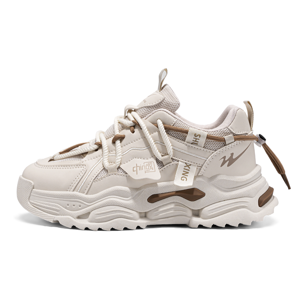 Binary Низкие массивные кроссовки мужские бежевые
Binary Низкие массивные кроссовки мужские бежевые