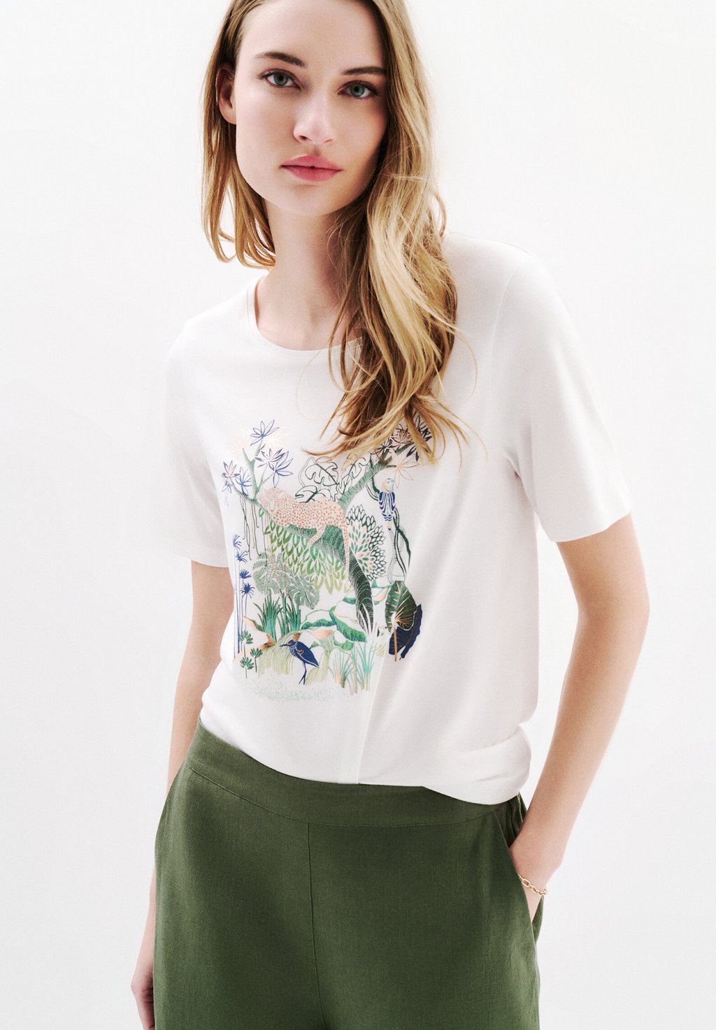 Футболка с принтом TCANOPEE Caroll, хаки
Футболка с принтом TCANOPEE Caroll, хаки