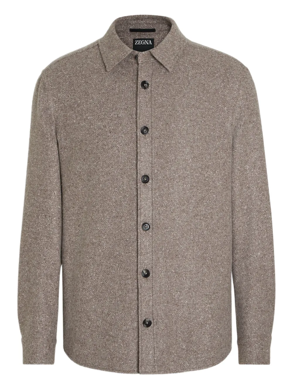 Рубашка из смеси шелка и кашемира Zegna, коричневый
Рубашка из смеси шелка и кашемира Zegna, коричневый