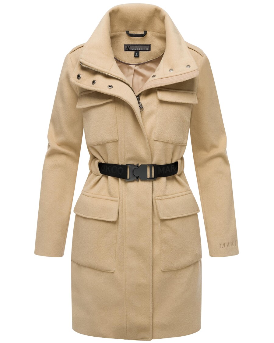 Демисезонное пальто MARIKOO Tanokoo 16, Beige 
Демисезонное пальто MARIKOO Tanokoo 16, Beige