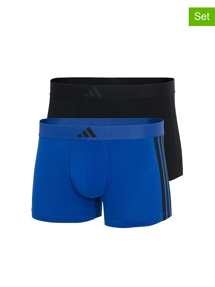 Adidas Комплект из 2 штук: боксерские шорты сине-черного цвета
Adidas Комплект из 2 штук: боксерские шорты сине-черного цвета