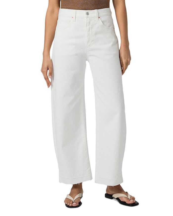 Арелия Брюки с бочкообразными штанинами в тональном экрю PAIGE, белый
Арелия Брюки с бочкообразными штанинами в тональном экрю PAIGE, белый