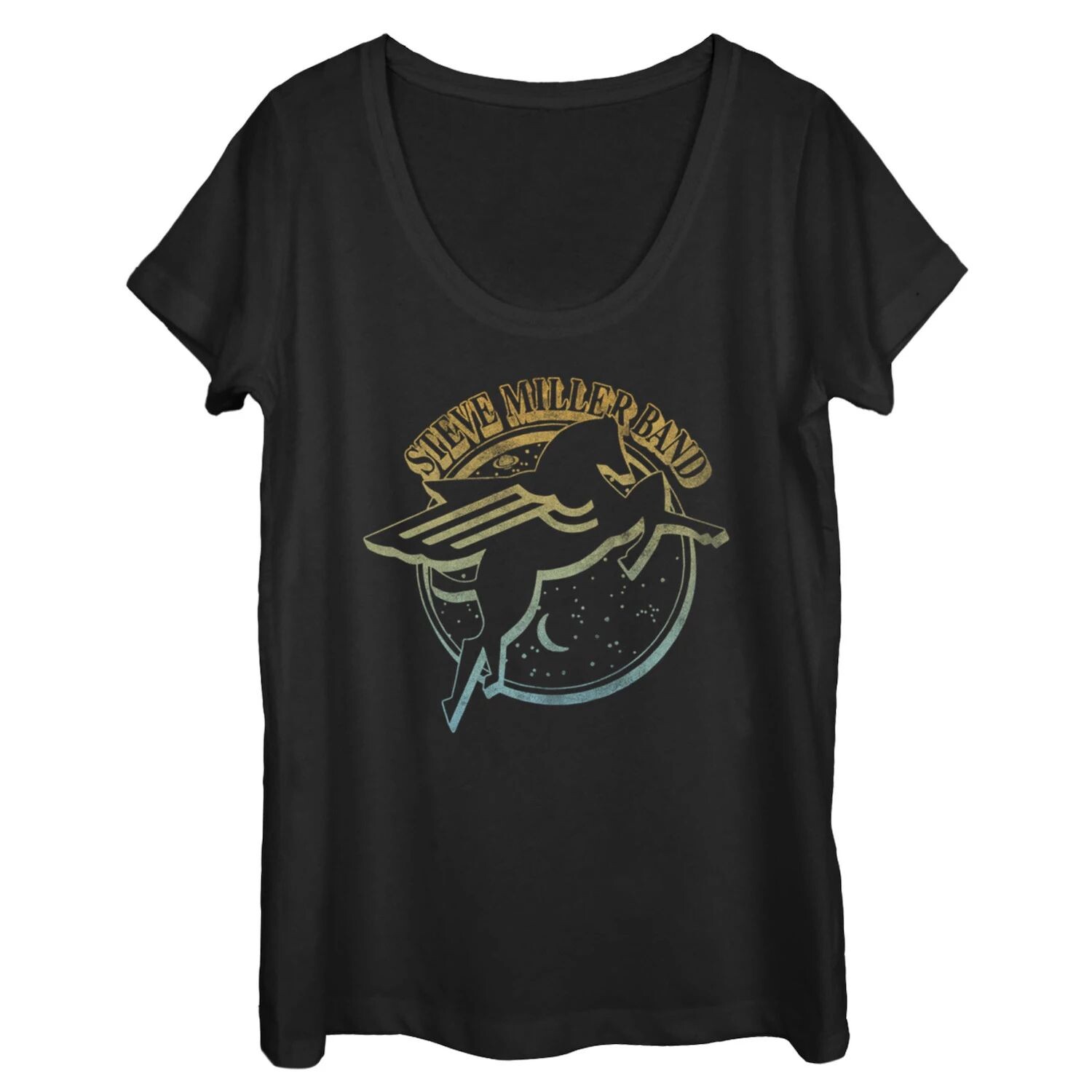 Футболка с логотипом Pegasus для юниоров Steve Miller Band Gradient и графическим рисунком Pegasus Licensed Character
Футболка с логотипом Pegasus для юниоров Steve Miller Band Gradient и графическим рисунком Pegasus Licensed Character