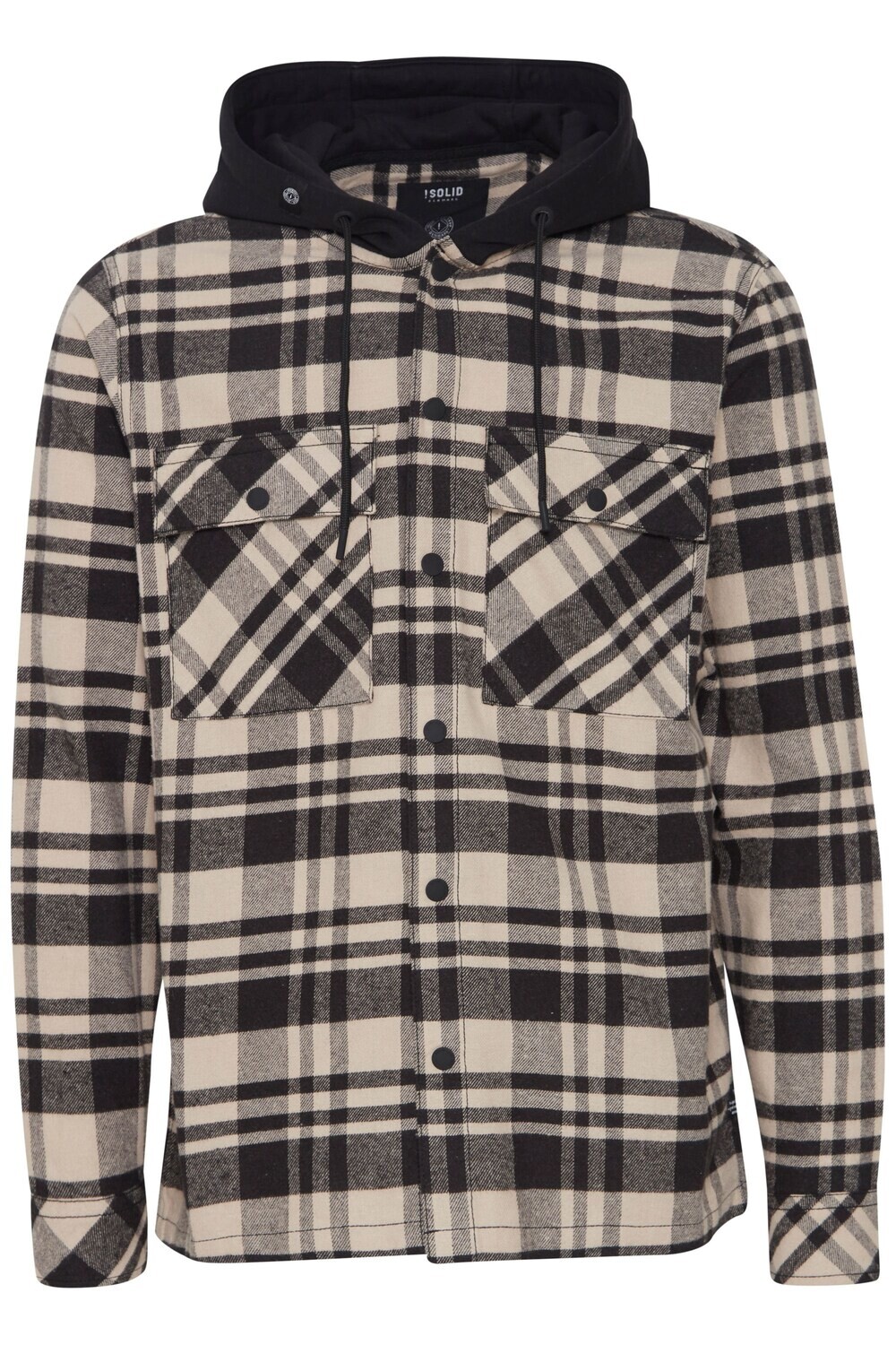 Рубашка на пуговицах стандартного кроя !Solid Zachary, черный
Рубашка на пуговицах стандартного кроя !Solid Zachary, черный