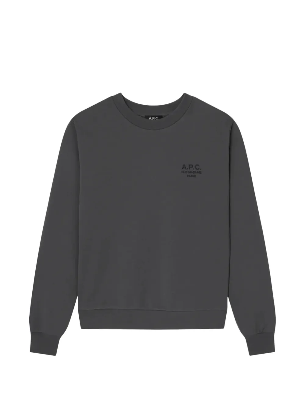 Свитшот с логотипом A.P.C., серый
Свитшот с логотипом A.P.C., серый