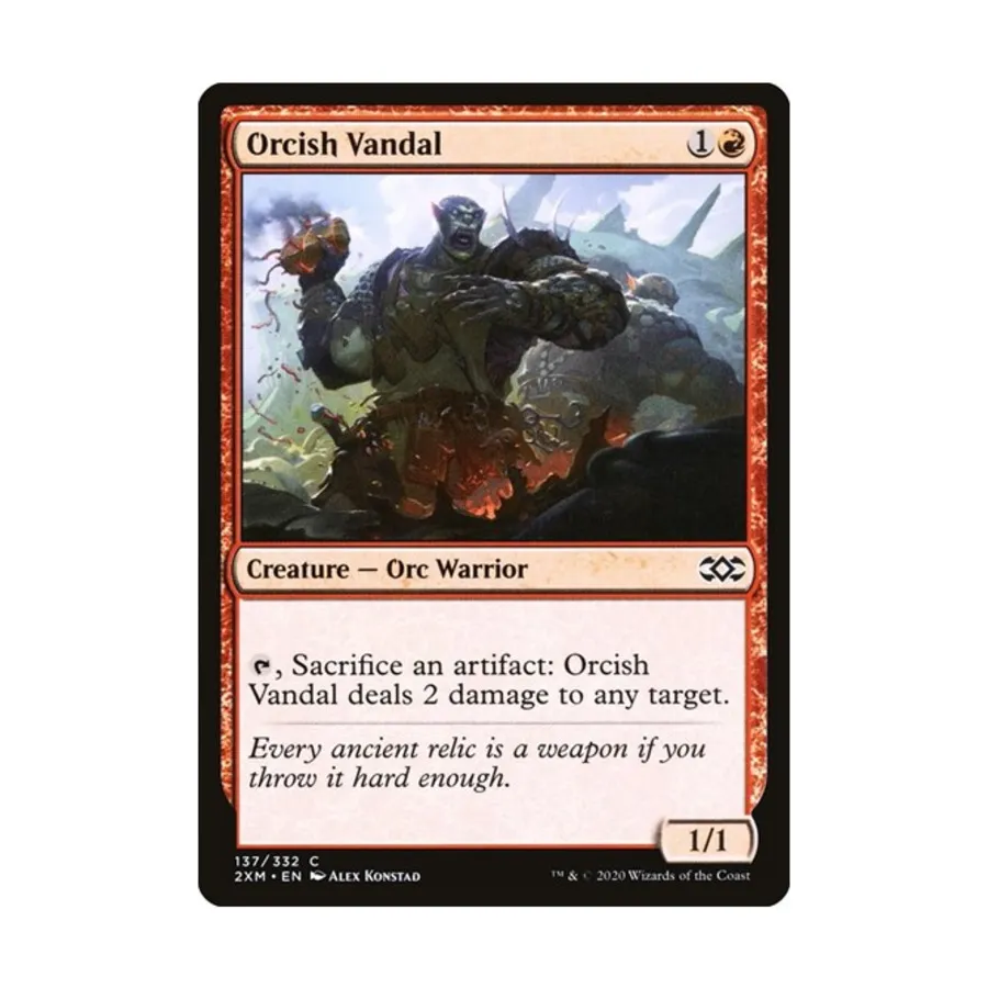 CCG Орочий Вандал (клавиша C), MTG - Double Masters
CCG Орочий Вандал (клавиша C), MTG - Double Masters