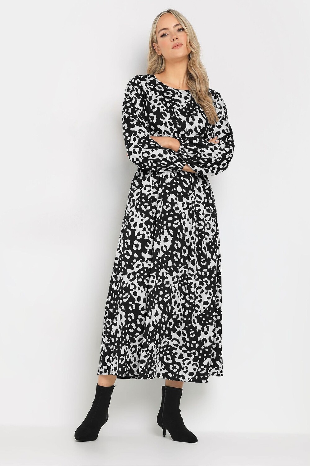 Платье миди с длинными рукавами Long Tall Sally, черный 
Платье миди с длинными рукавами Long Tall Sally, черный