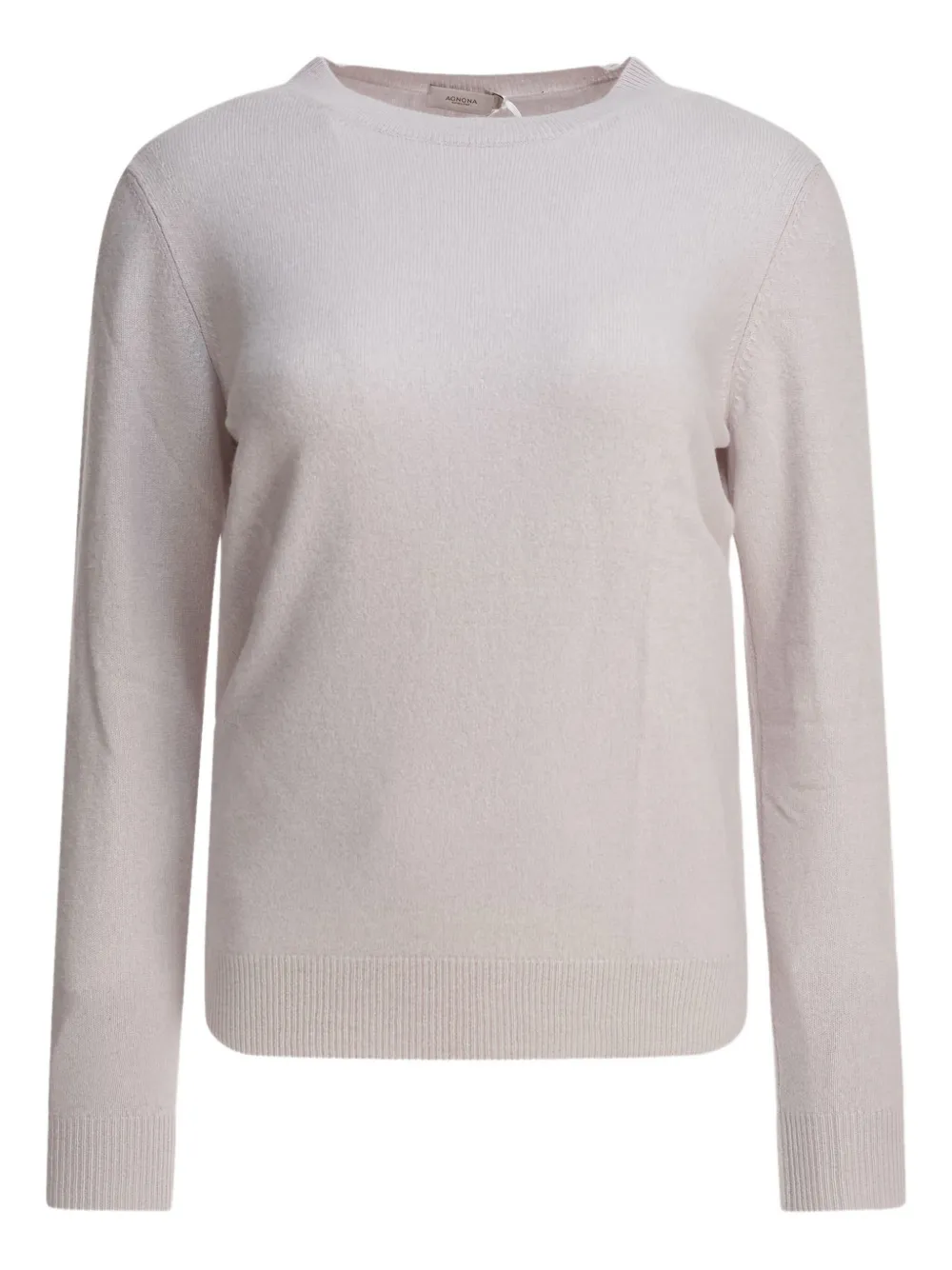 Шерстяной свитер с круглым вырезом Agnona, серый
Шерстяной свитер с круглым вырезом Agnona, серый