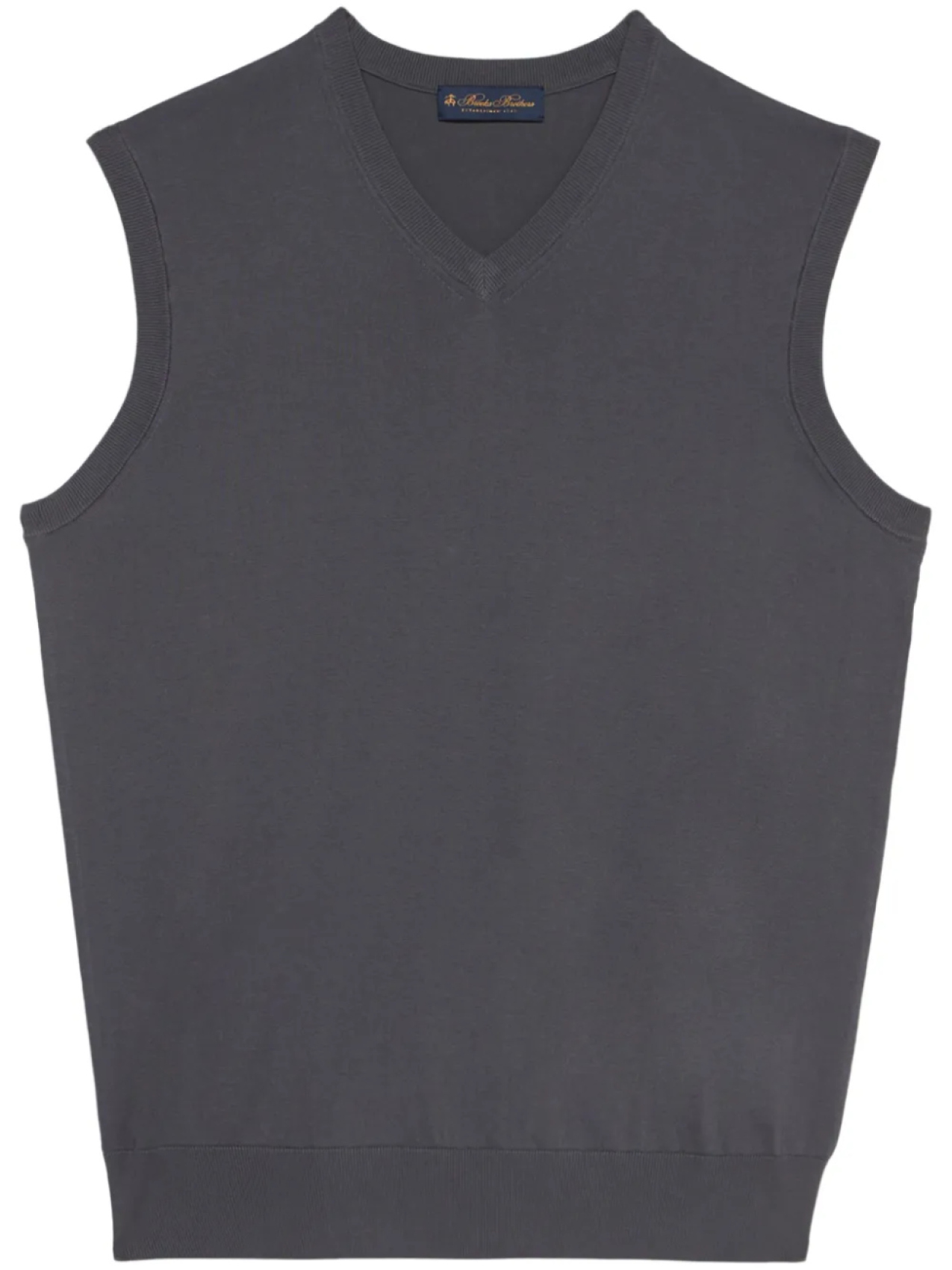 Вязаный жилет Brooks Brothers, серый
Вязаный жилет Brooks Brothers, серый