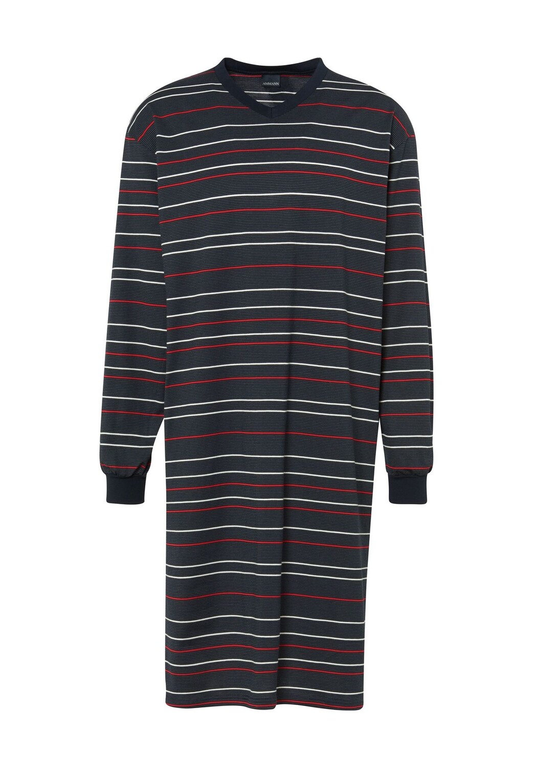 Мужская хлопковая рубашка для сна с v-образным вырезом AMMANN, цвет Nightblue
Мужская хлопковая рубашка для сна с v-образным вырезом AMMANN, цвет Nightblue